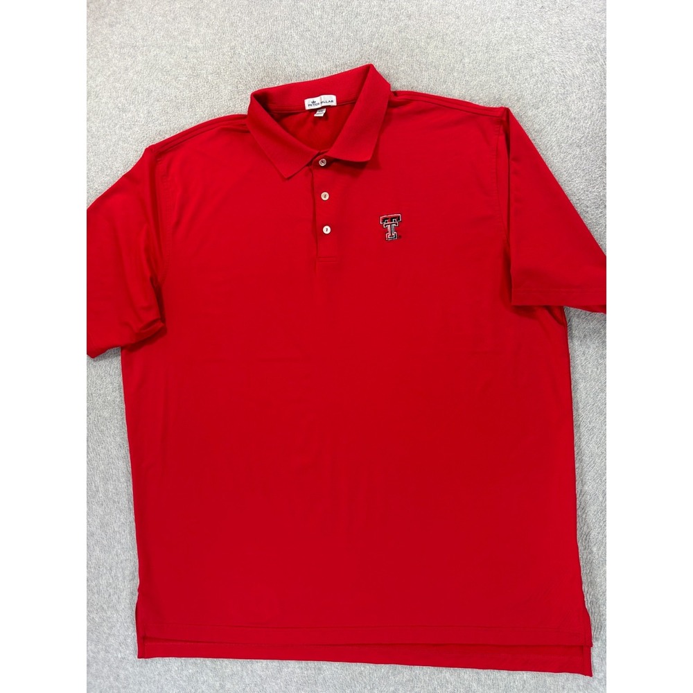 Texas Tech Red Raiders Peter Millar Stitched S/S Campus Polo Shirt (Men's 2XL)